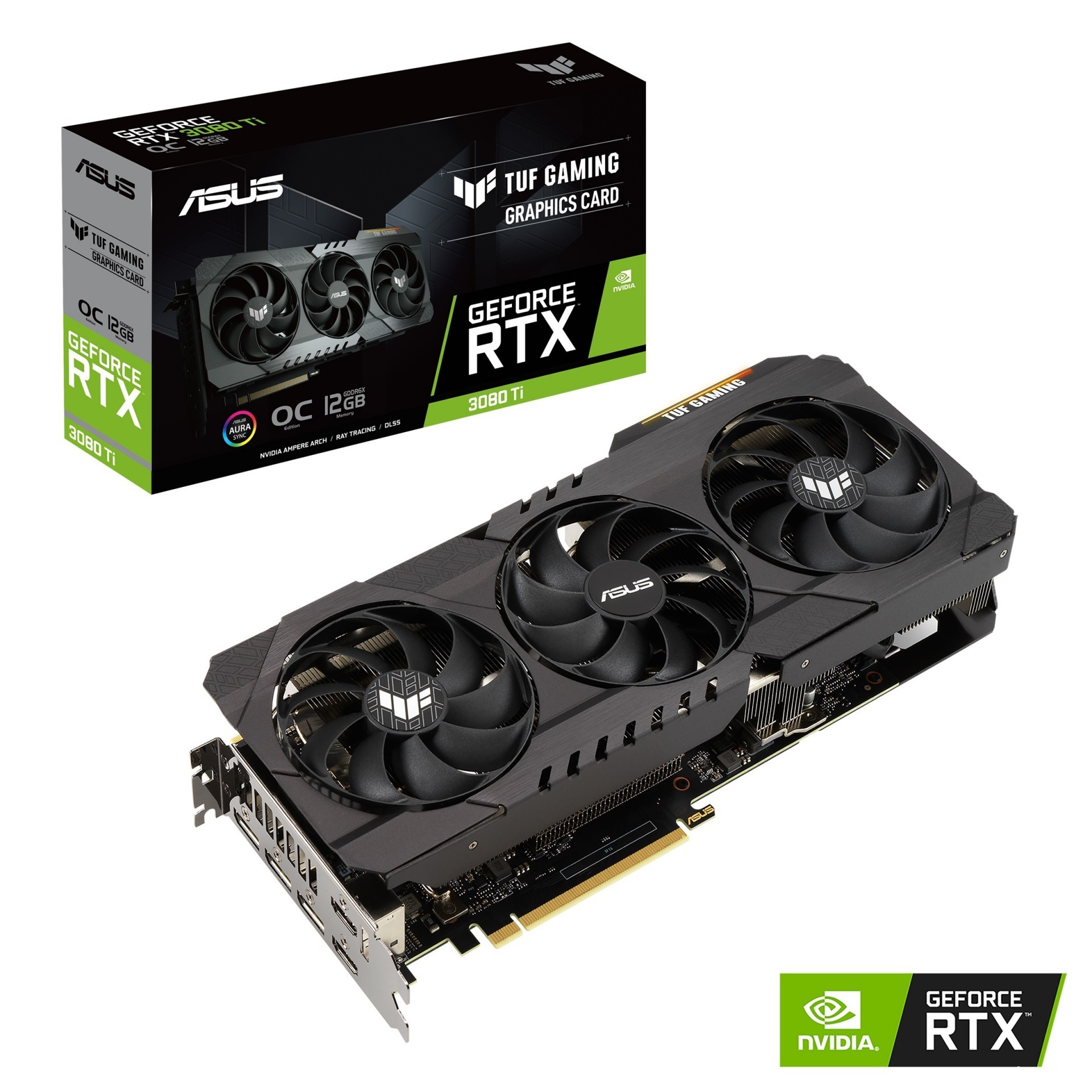 華碩公開多款搭載 GeForce RTX 3080 Ti／RTX 3070 Ti 系列顯示卡