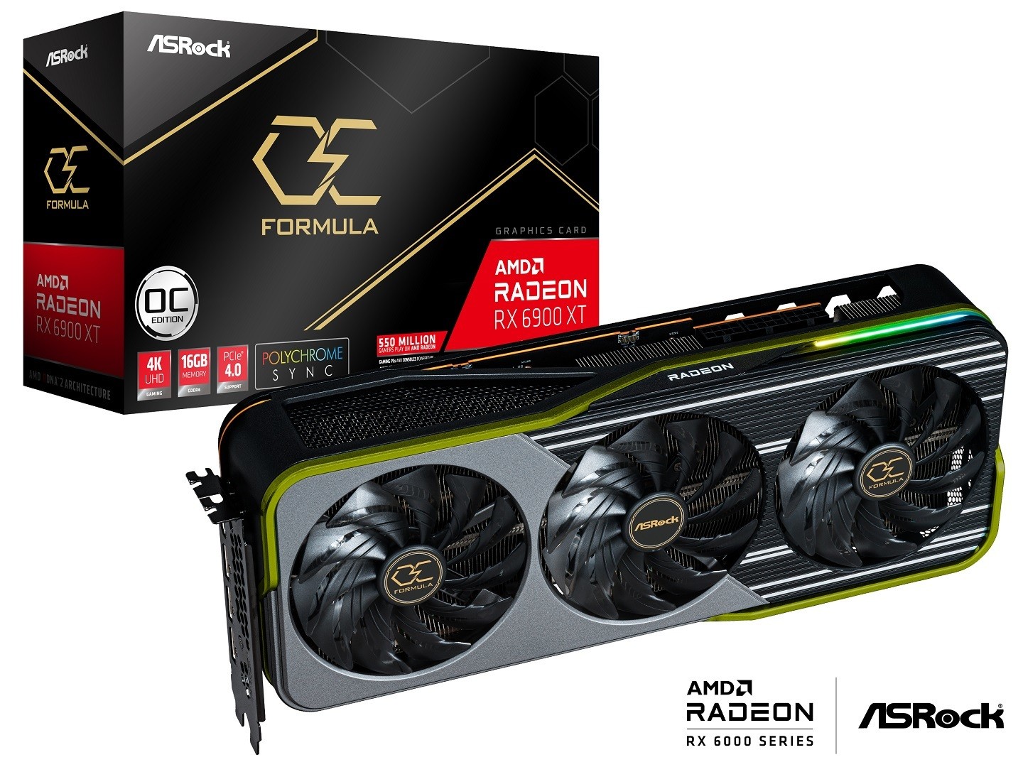 華擎科技發表 Radeon RX 6900 XT OC Formula 16GB 顯示卡