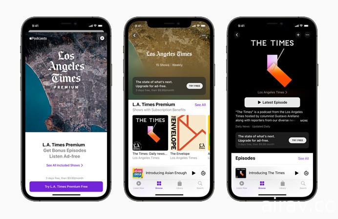 Apple 宣布推出 Apple Podcasts 訂閱制 為 podcast 高級訂閱服務提供全球市場