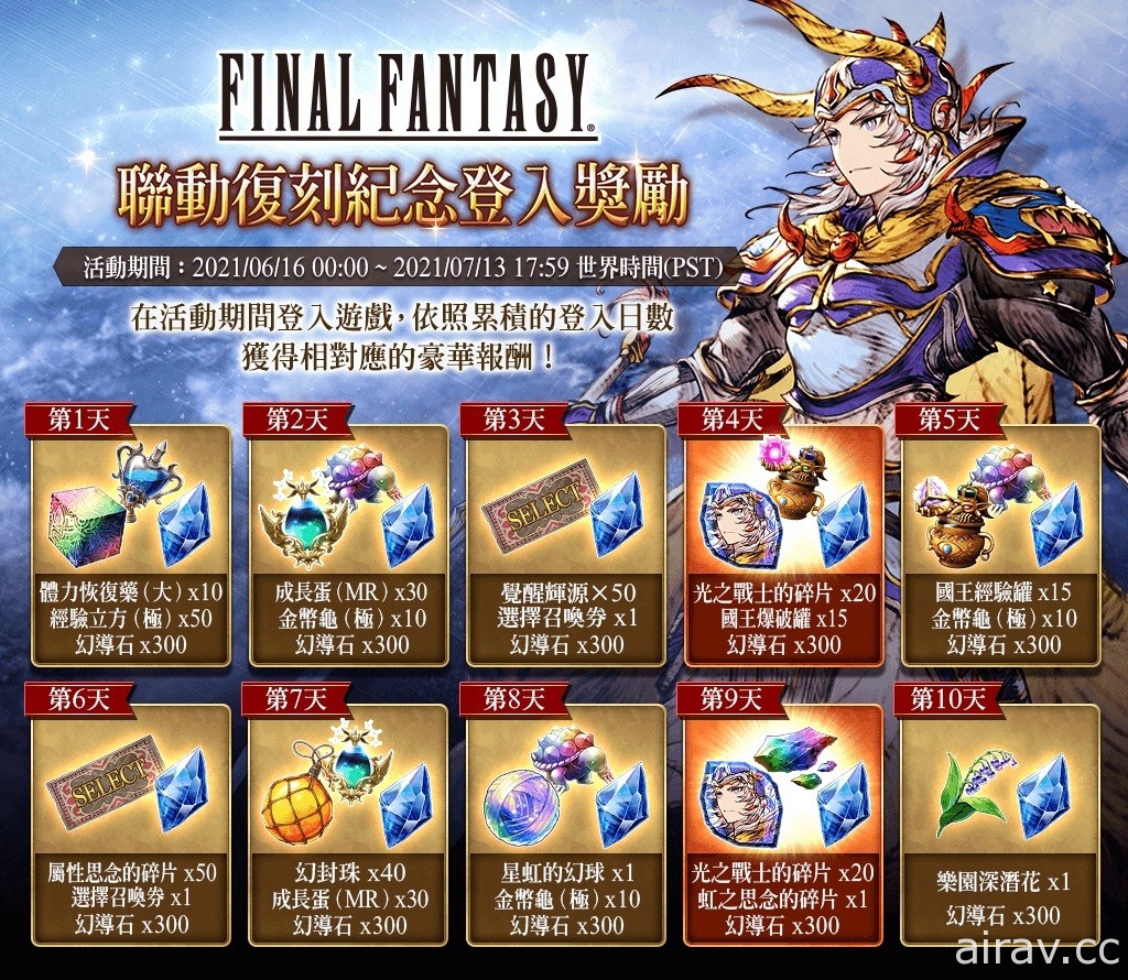 《WOTV FFBE》刻紀念聯動活動即日開跑 全新 UR 兵員「薩麗雅（甜心）」登場