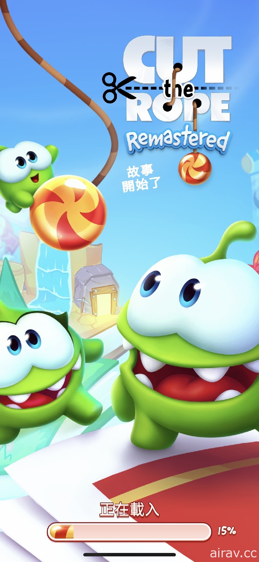 【试玩】经典作品回味《Cut the Rope Remastered》切断绳子帮助小绿怪收集糖果！