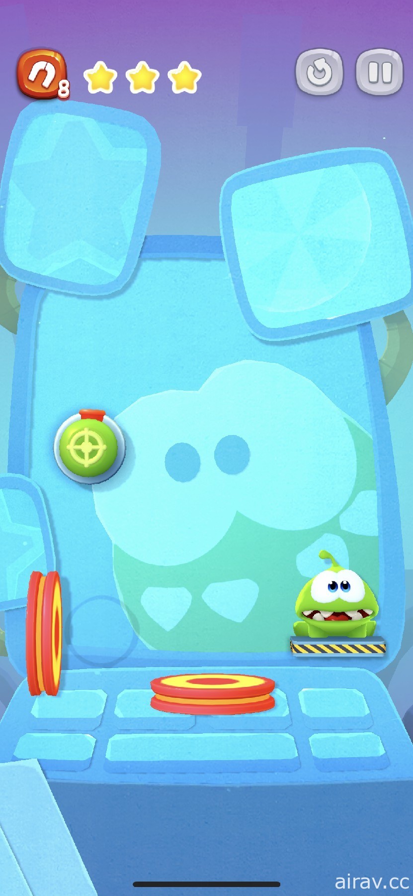 【試玩】經典作品回味《Cut the Rope Remastered》切斷繩子幫助小綠怪收集糖果！