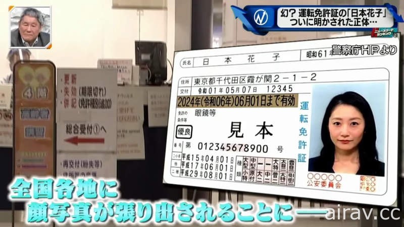 《日本駕照上的神祕美女》日本花子模特兒超害怕出車禍 再也不敢開車改以腳踏車代步