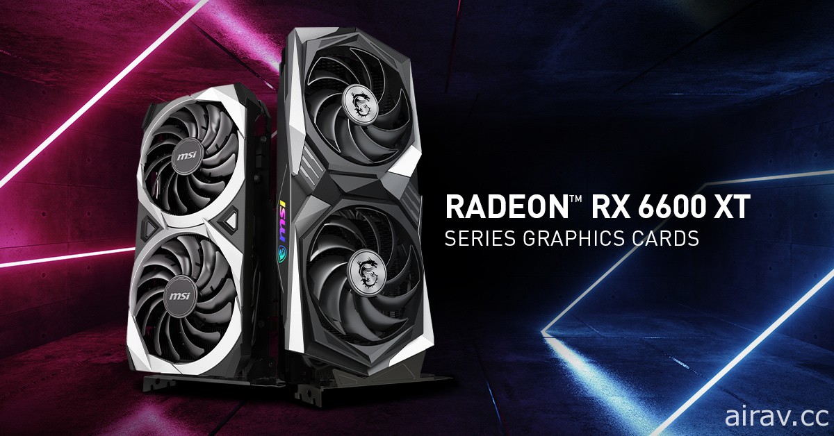 MSI 發表 AMD Radeon RX 6600 XT 系列顯示卡