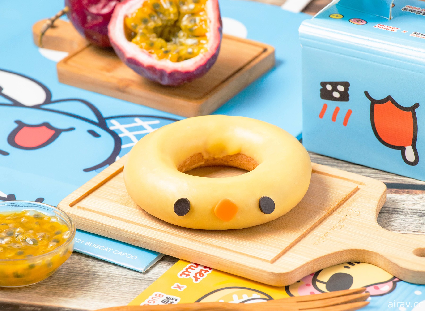 Mister Donut x 貓貓蟲咖波推出造型甜甜圈與限量周邊