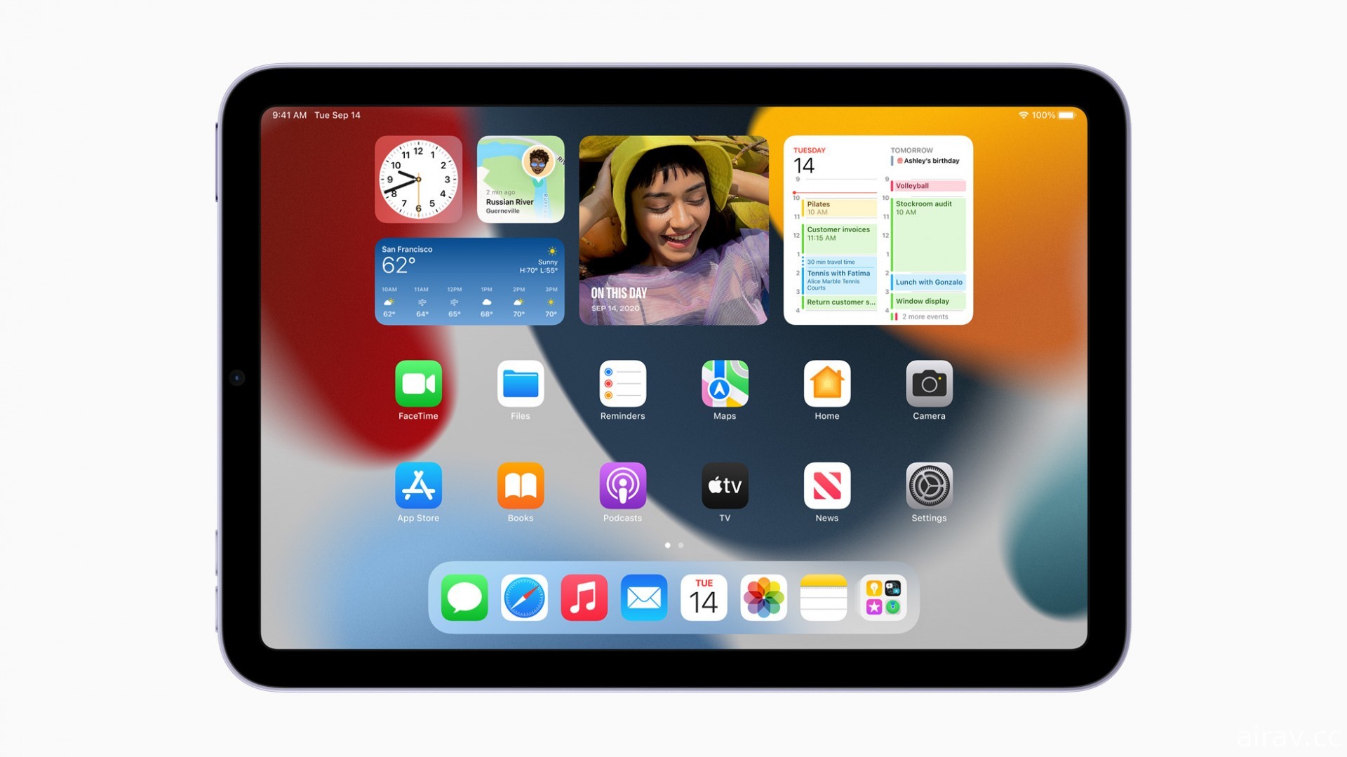 Apple 发表全新 iPad mini 配备 A15 仿生芯片、USB-C 埠、5G、Apple Pencil 支援等功能