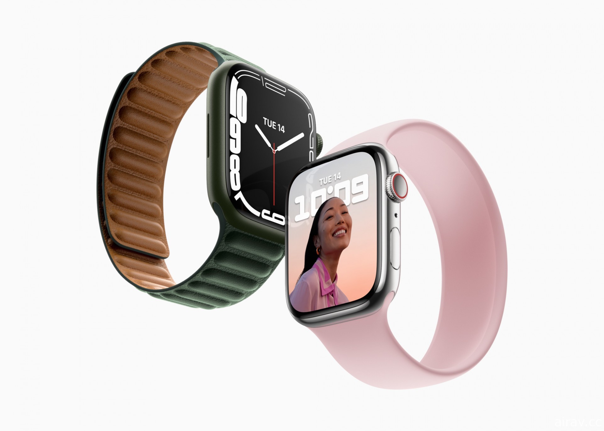 Apple 公佈 Apple Watch Series 7 配備最大、最先進的顯示器及 watchOS 8