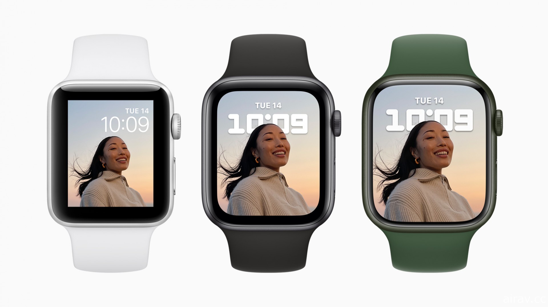 Apple 公佈 Apple Watch Series 7 配備最大、最先進的顯示器及 watchOS 8