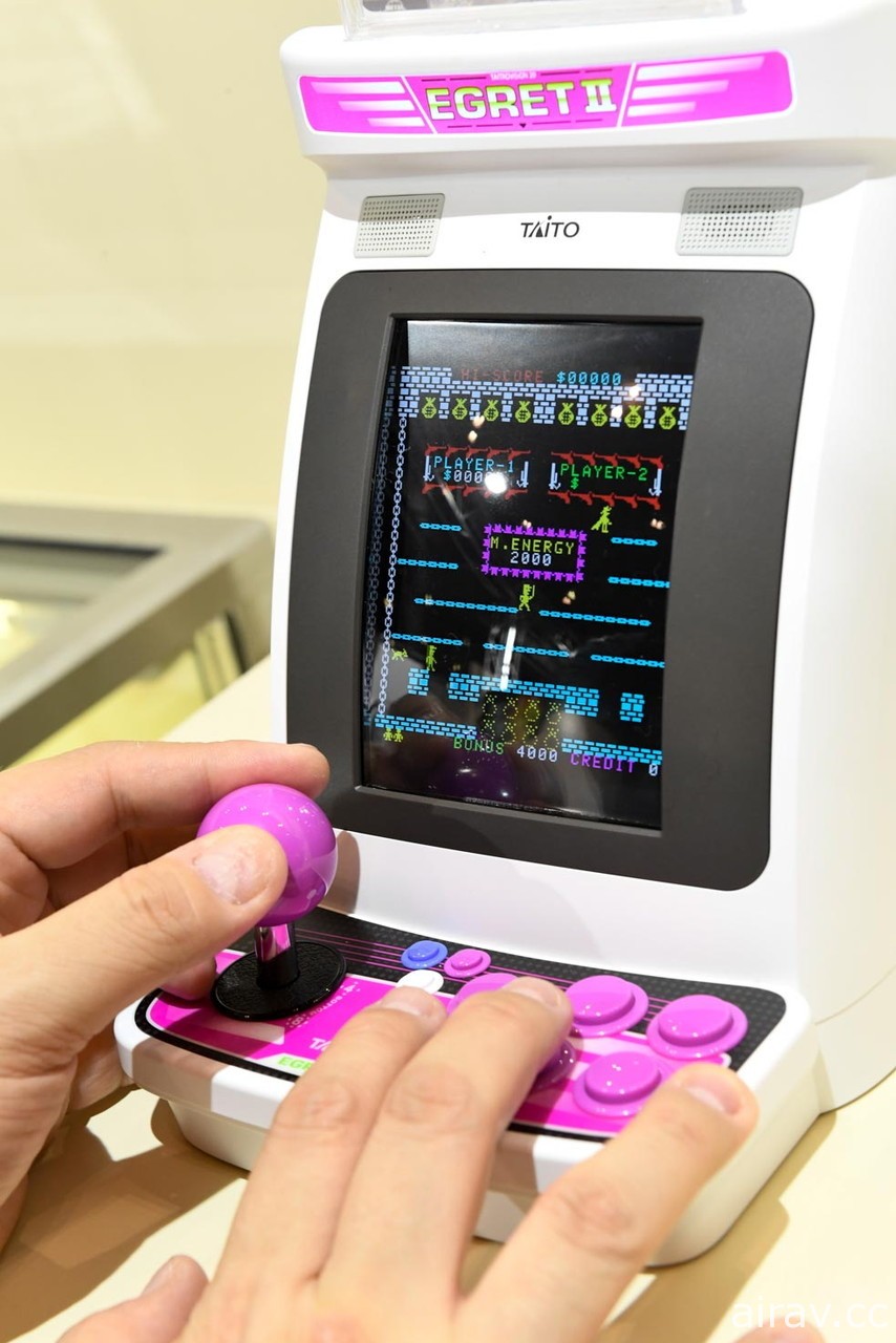 【TGS 21】TAITO 迷你版大型電玩機台「EGRET II mini」試作機動手玩