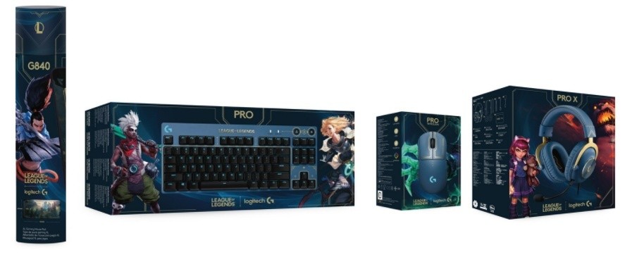 Logitech G 揭露以《英雄聯盟》海克斯科技為主題 PRO 系列聯名商品 預定 11 月上市