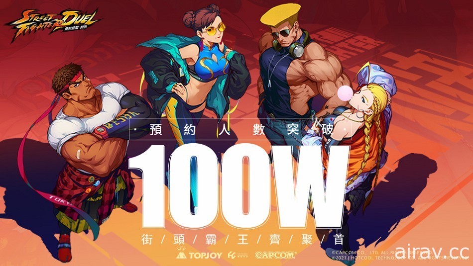 《快打旋風：對決》事前預約突破 100 萬人 將於 12 月 1 日正式公測