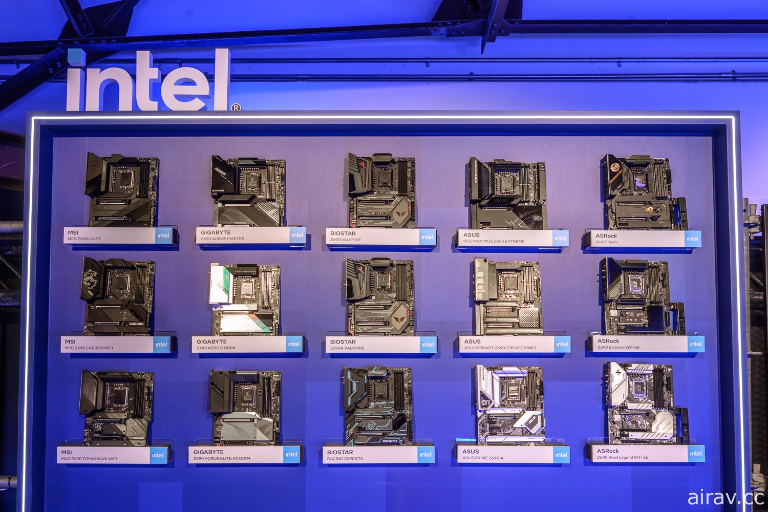 英特爾在台舉辦 Intel Taiwan Open House 展示第 12 代 Intel Core 桌機 Z690 主機板等