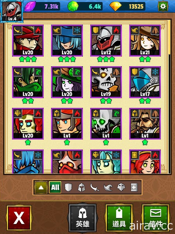 中世紀 RPG 放置型卡牌遊戲《放置地下城 Idle Dungeon》公開核心玩法