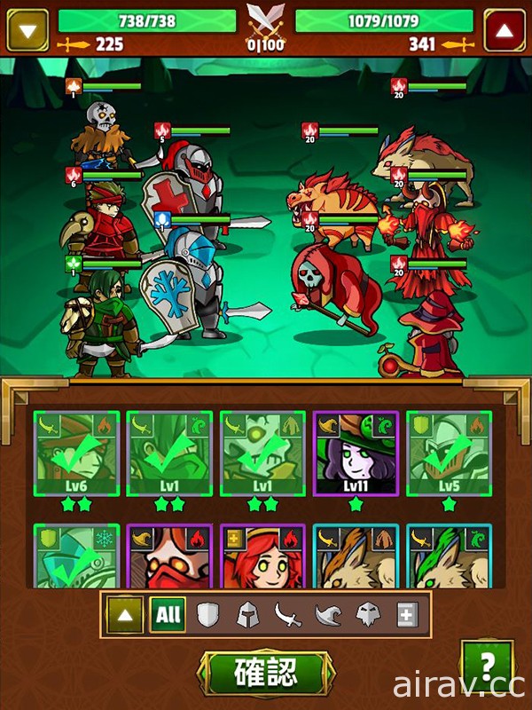中世紀 RPG 放置型卡牌遊戲《放置地下城 Idle Dungeon》公開核心玩法