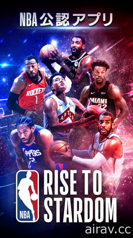 《NBA RISE TO STARDOM》事前登录进行中 预计 11/18 于日本推出