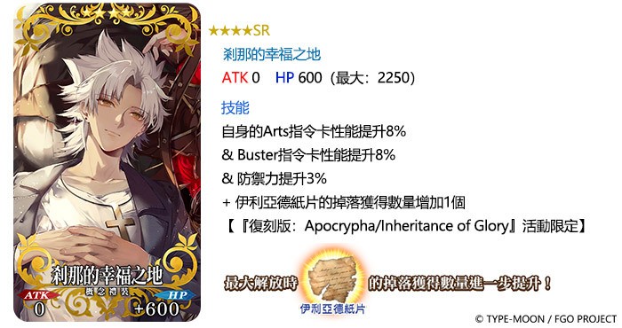 《FGO》繁中版 FA×FGO 特別活動 12/6 限時復刻 實裝「莫德雷德」全新靈衣