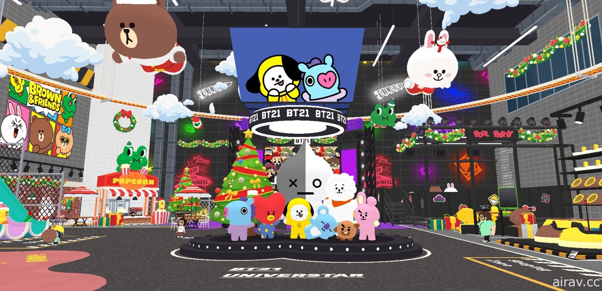 《天天玩乐园》新增 LINE FRIENDS 商城内人气角色“BT21”系列