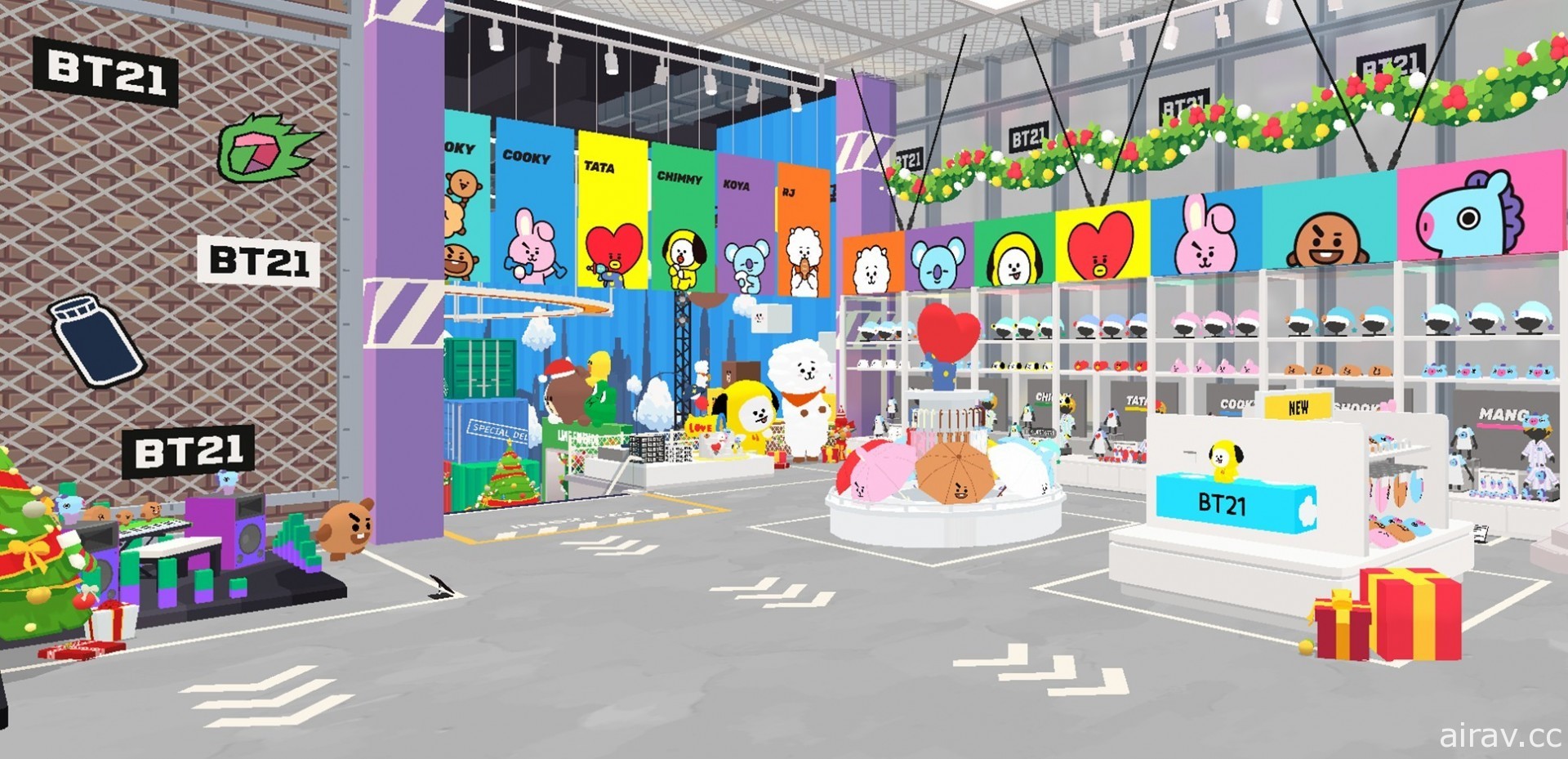 《天天玩樂園》新增 LINE FRIENDS 商城內人氣角色「BT21」系列