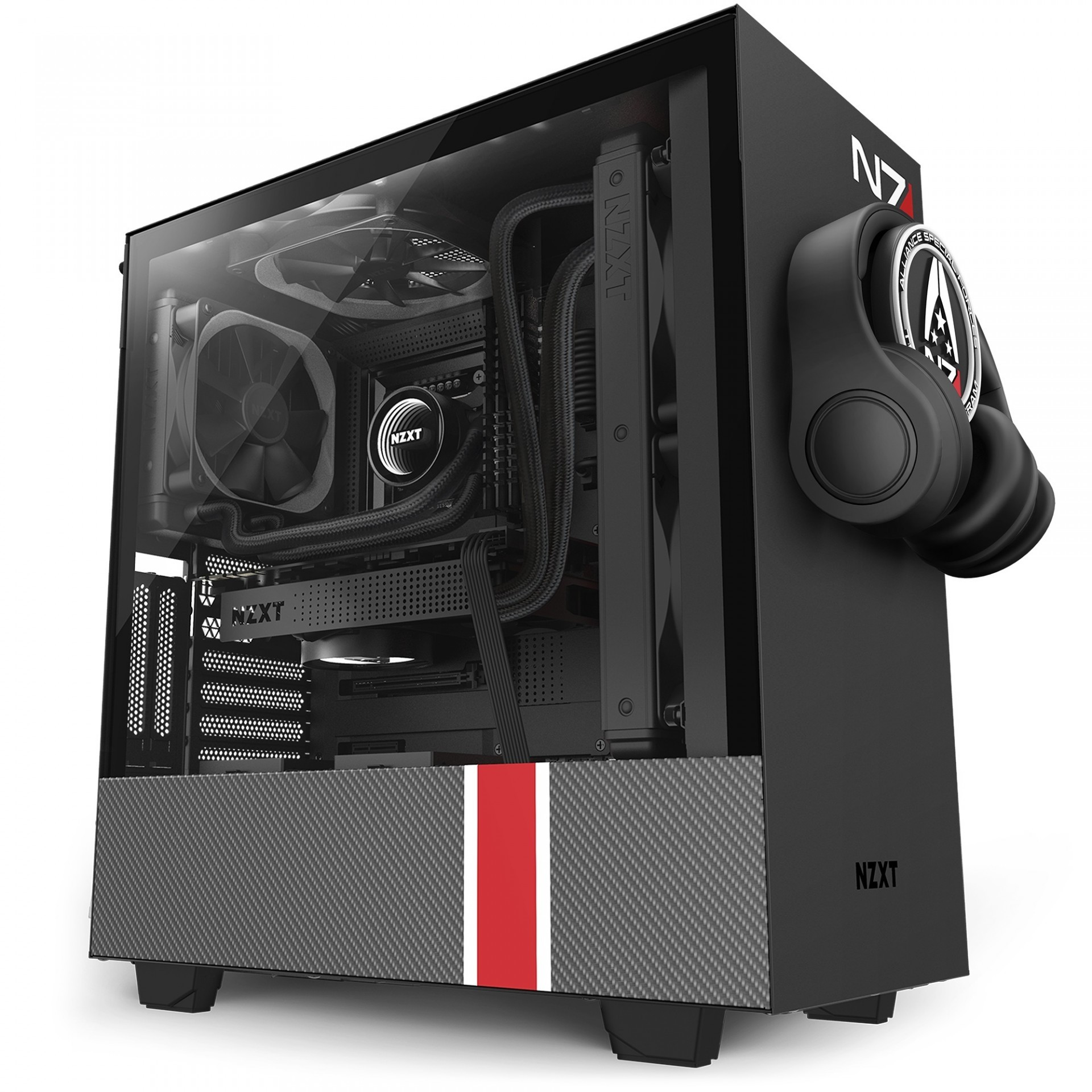 NZXT 推出 CRFT《質量效應》限量版 PUCK 磁吸耳機架