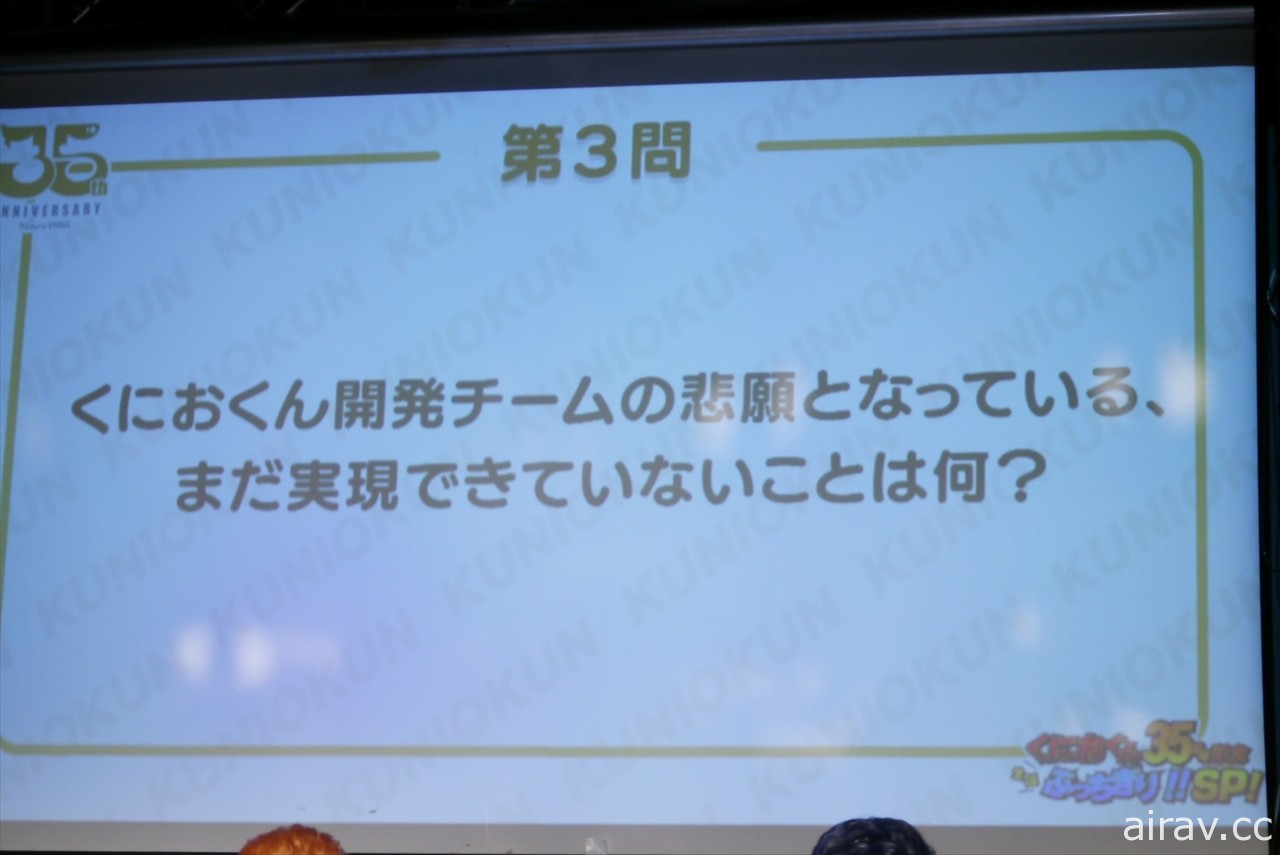 「國夫君誕生 35 周年大展拳腳！！」特別活動報導 考驗你所不知道的熱血系列冷知識