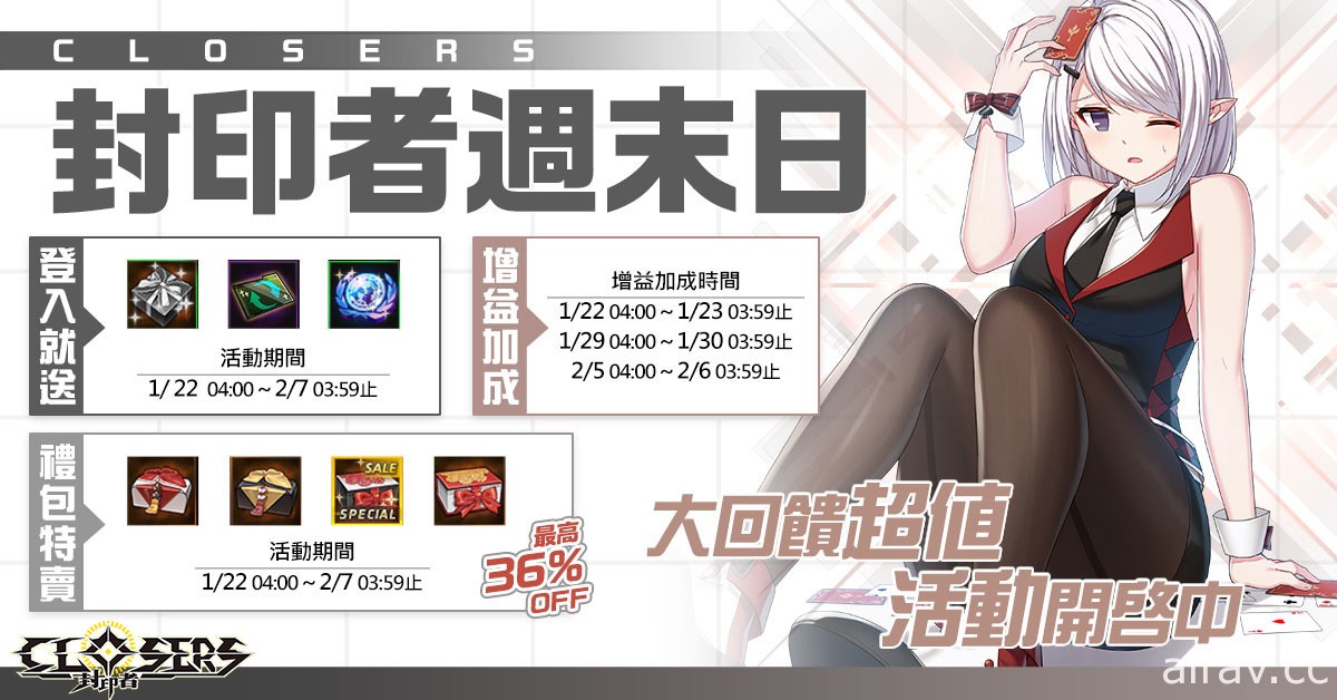 《封印者：CLOSERS》開啟「賽騰城第二章」 推出「野餐小兔兔」全新時裝