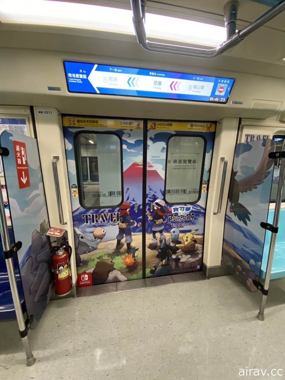 满满都是宝可梦！北捷板南线“Smart Display Metro 数位列车”今日上路