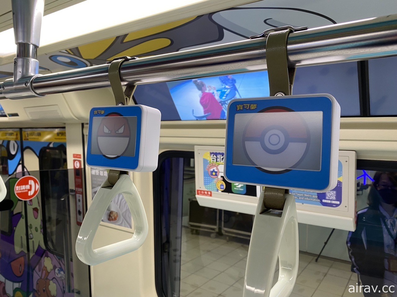 满满都是宝可梦！北捷板南线“Smart Display Metro 数位列车”今日上路