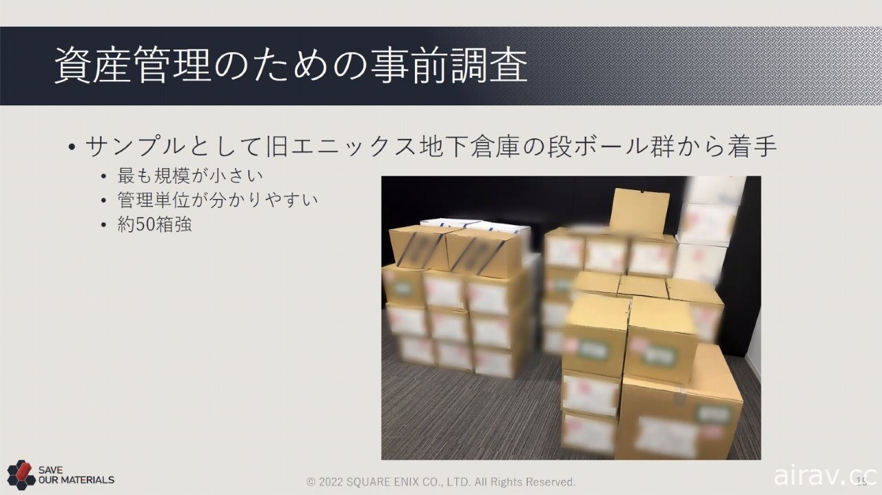 整理堆放于仓库中的数十年份珍贵历史！SQUARE ENIX 开发资料管理专案“SAVE”介绍