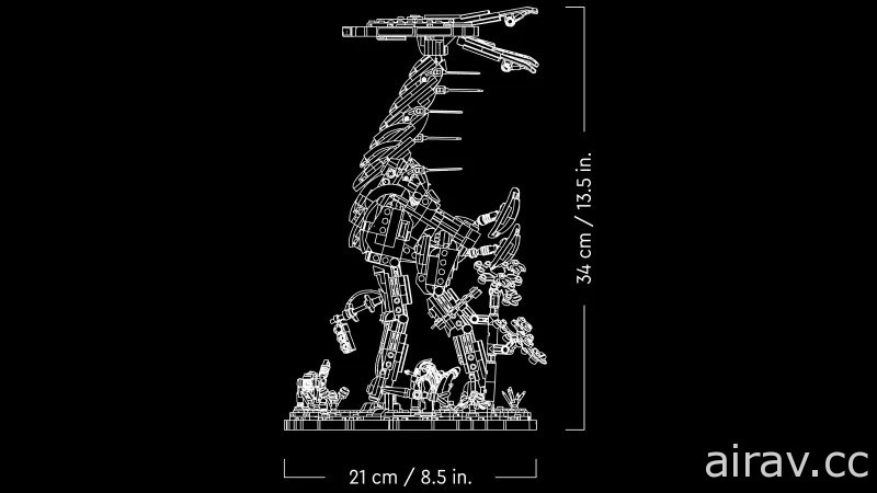 樂高打造《地平線：西域禁地》經典長頸獸 再現最「高」檔機器風采