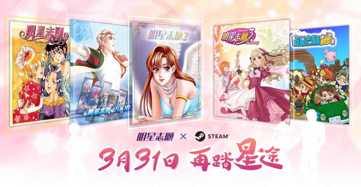 《明星志願》系列電腦單機遊戲宣布 3 月登上 Steam 平台