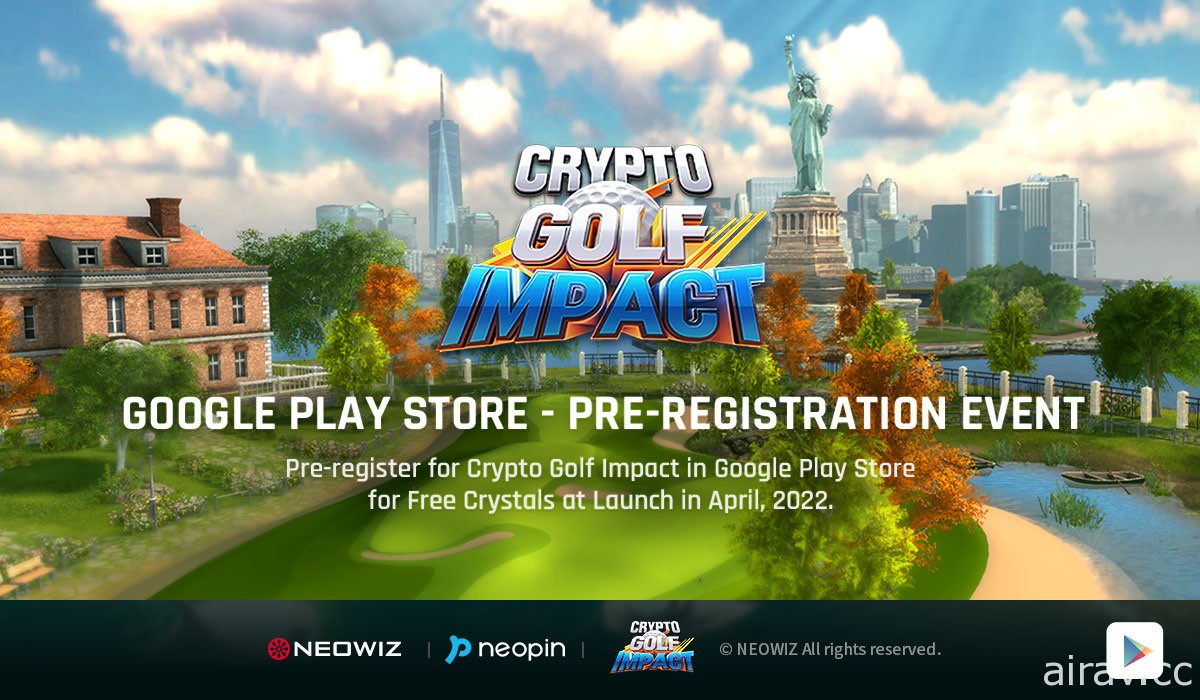 《Crypto Golf Impact》開放 Google Play Store 事前預約