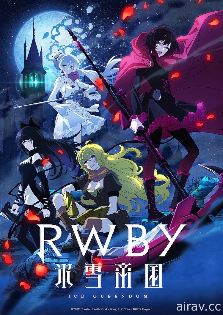 《RWBY》宣布推出新作「冰雪帝國」虛淵玄、沖方丁等人參與動畫製作