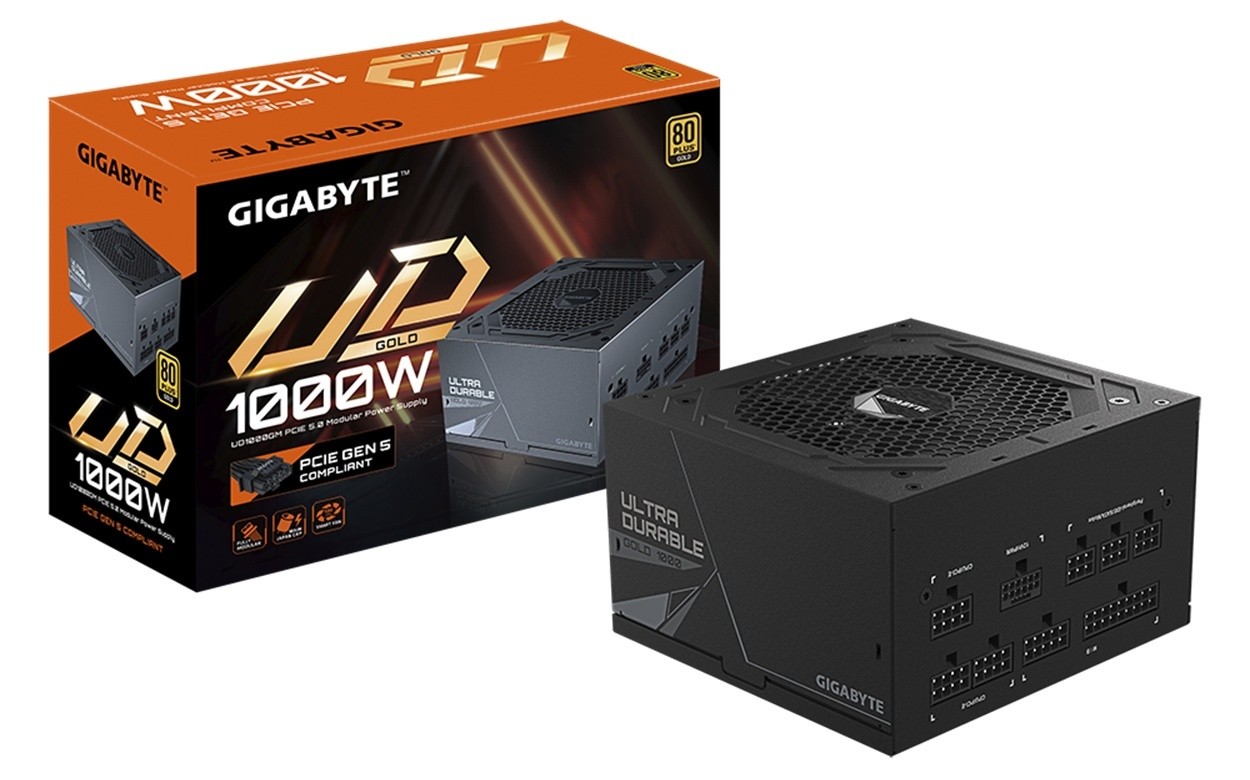 技嘉發表新 UD1000GM PCIE 5.0 電源供應器 滿足高階遊戲玩家及超頻玩家需求