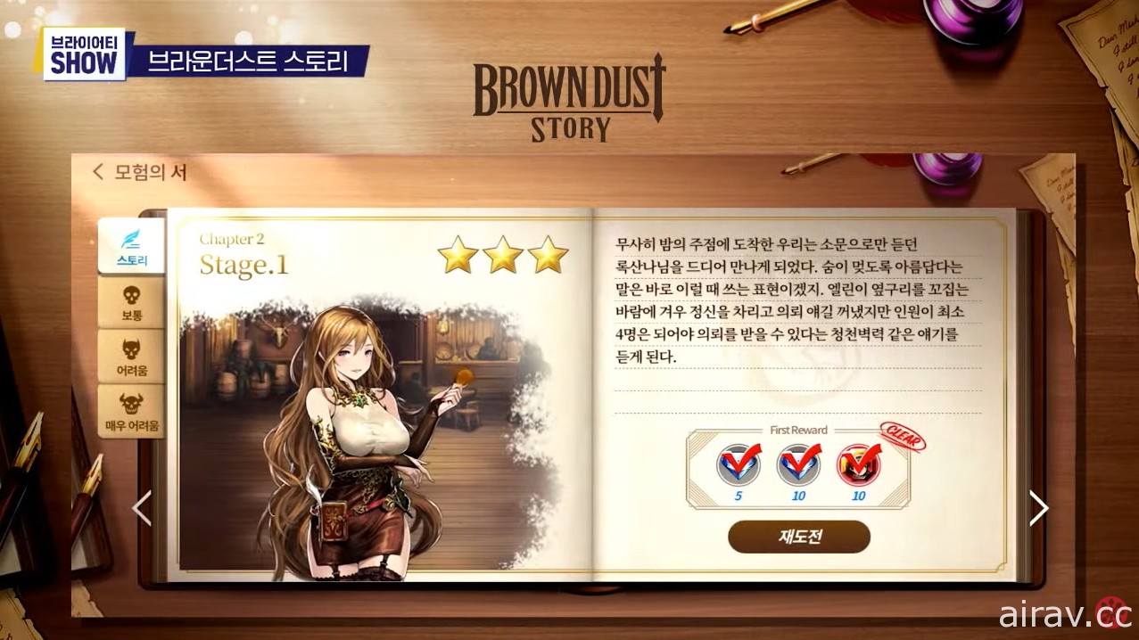 《棕色尘埃》IP 衍生新作《Brown Dust Story》正式公开 强调角色故事设定及鲜明特色