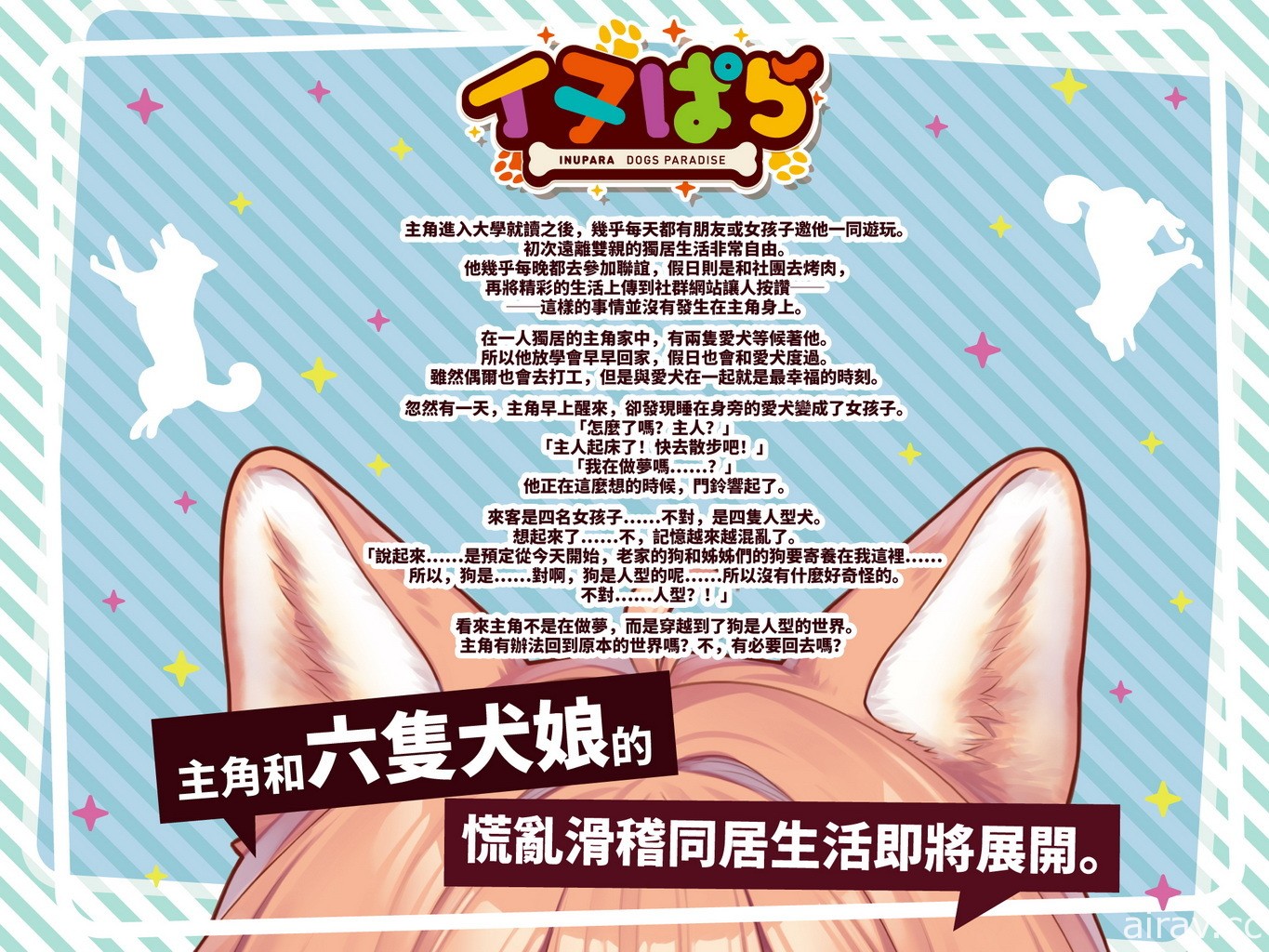 這次是萌犬！《NEKOPARA》團隊公開最新作《犬娘樂園 INUPARA》