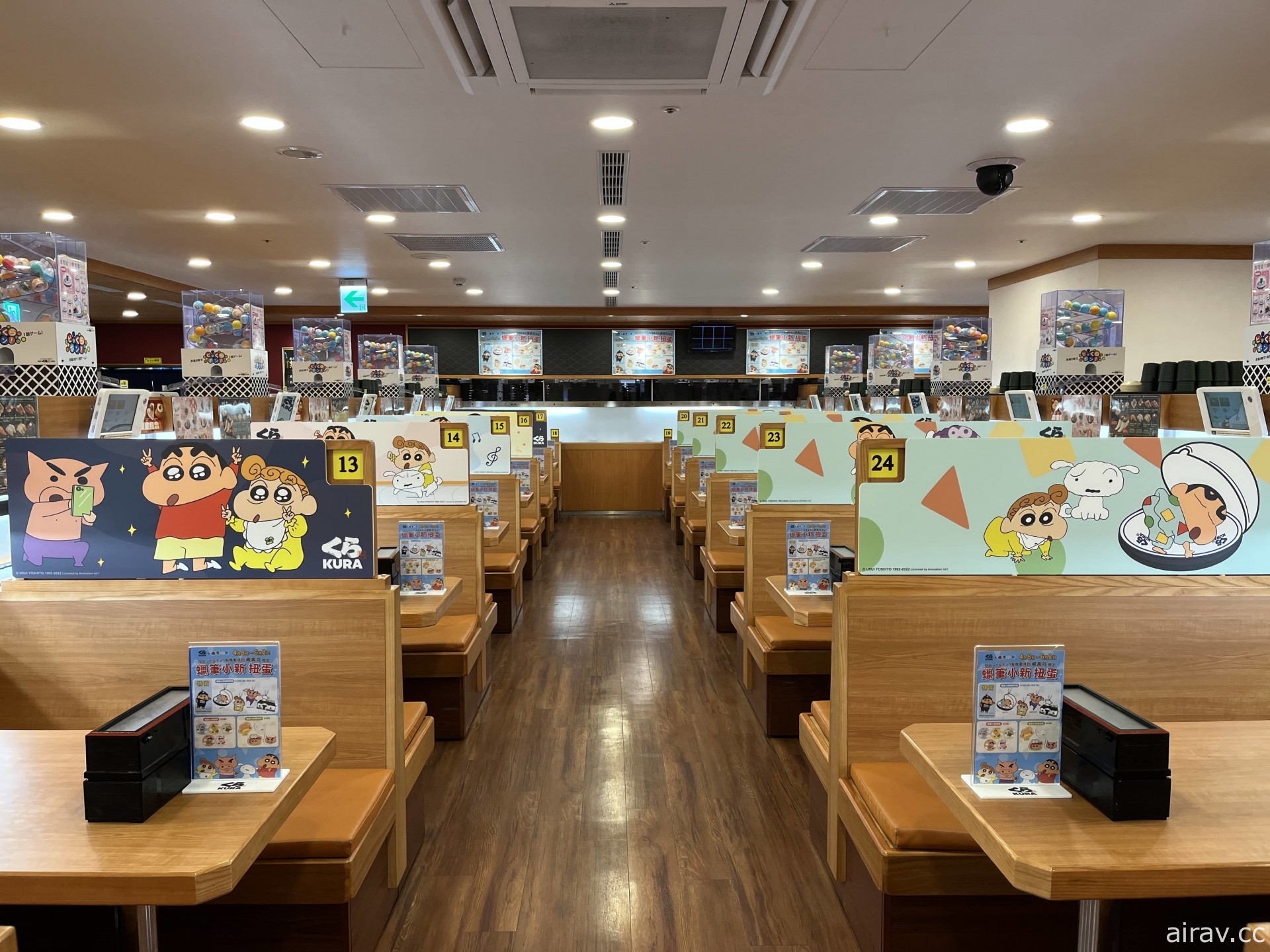 藏壽司 x 蠟筆小新 首間「小新中山南西特色聯名店」4 月 8 日登場