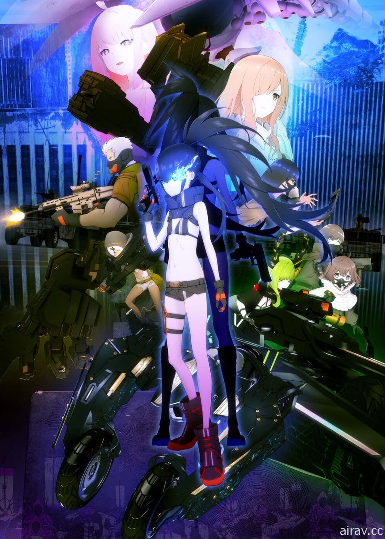 【試片】《BLACK★★ROCK SHOOTER DAWN FALL》為了捍衛人類挺身而出