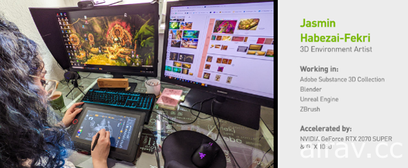 NVIDIA 藉由「In the NVIDIA Studio」介紹 3D 遊戲環境藝術家等創作者作品與技術
