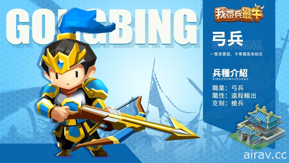 策略休閒遊戲《我帶兵最牛》首次公開官方宣傳影片及兵種介紹