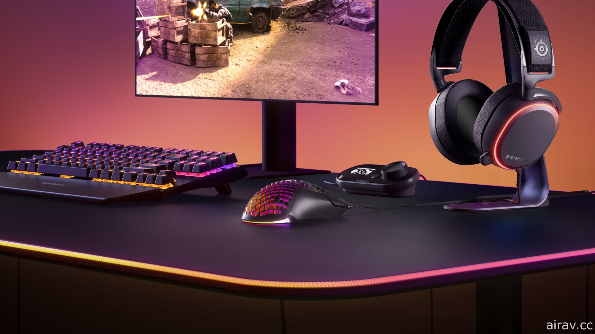 SteelSeries 推出 Aerox 系列电竞鼠标及无线游戏控制器 Stratus+