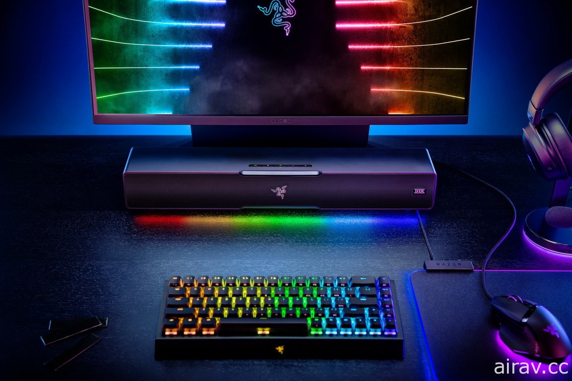 Razer 推出電腦聲霸 Leviathan V2 結合 RGB 功能、強調清晰音訊