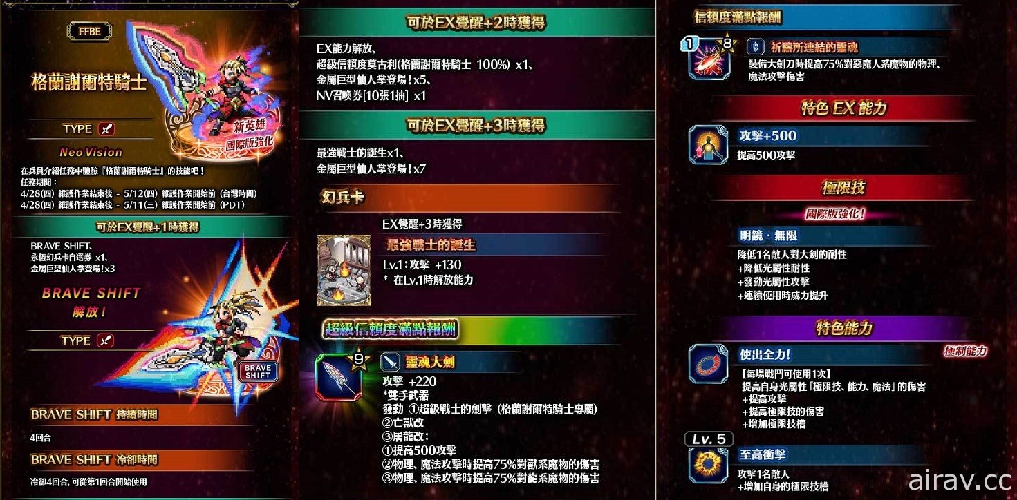 《FFBE》國際版 x《FFVIII》全新合作活動正式開跑 莉諾雅 &amp; 安傑洛參戰