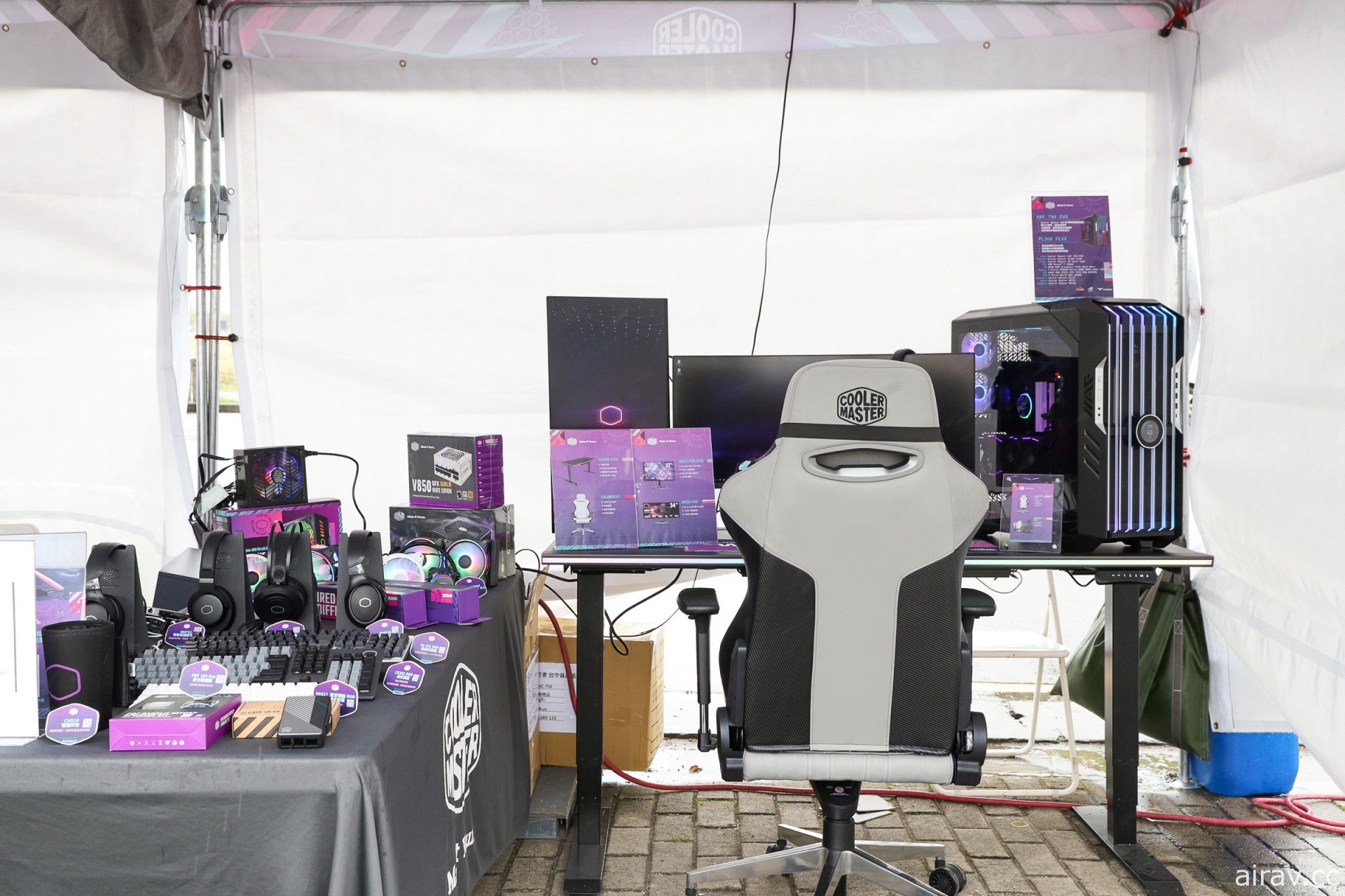 Cooler Master 遊戲體驗車「酷玩行者」前進臺中 供玩家體驗電競配備