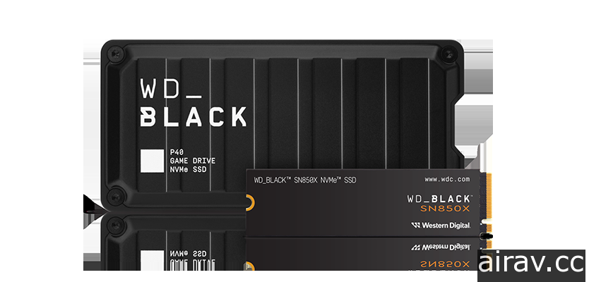 Western Digital 將推出 WD_BLACK SN850X NVMe SSD、P40 Game Drive SSD