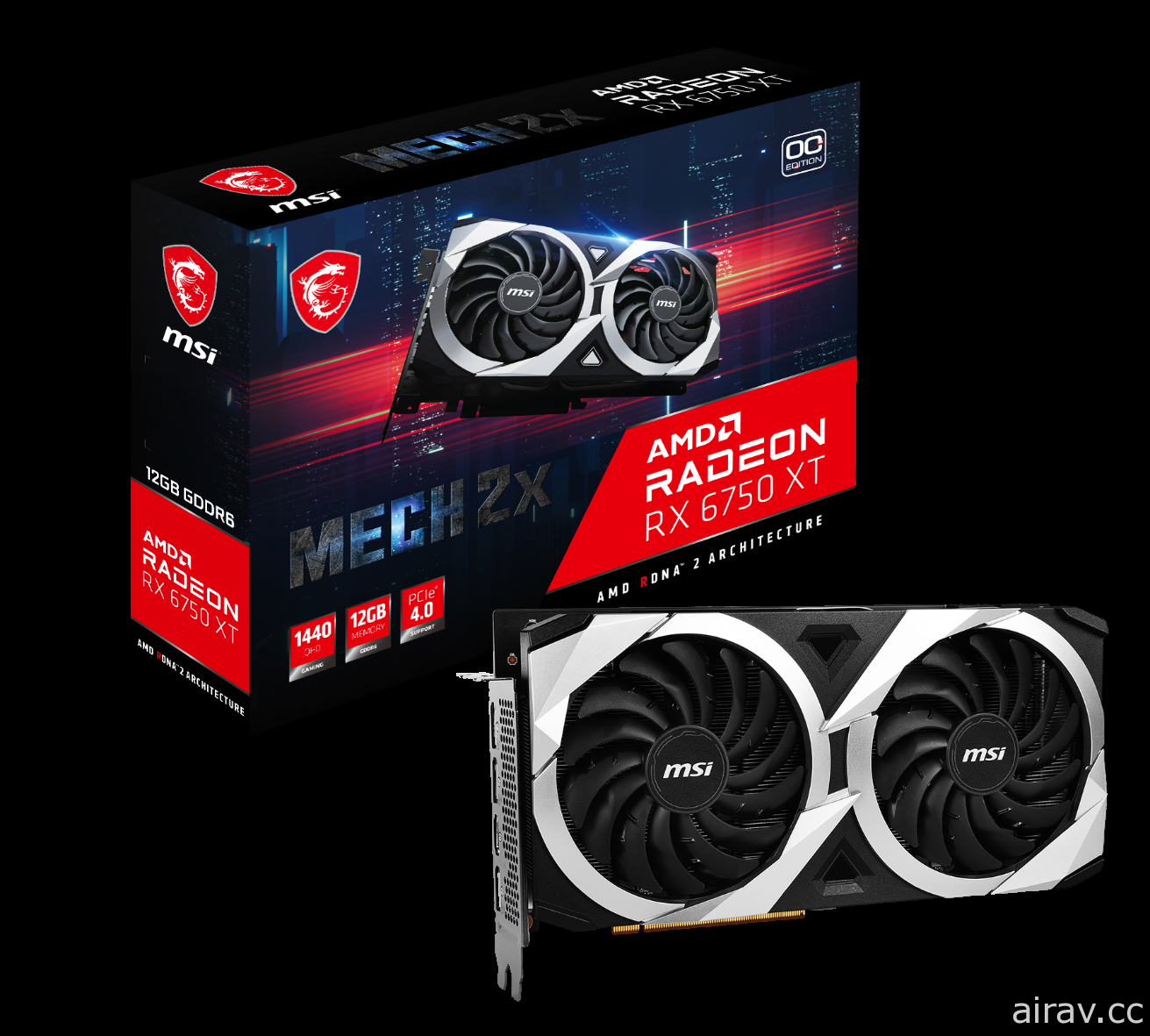 MSI 推出 AMD Radeon RX 6950 等三款顯示卡