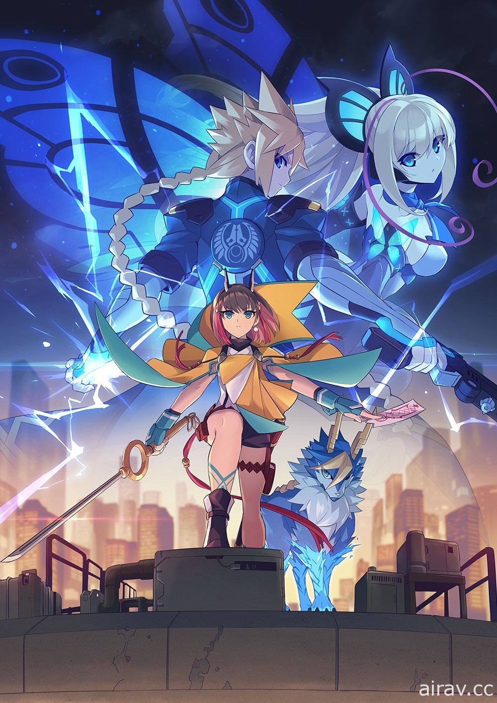 《蒼藍雷霆 GUNVOLT 3 鎖環》公開新頭目「暴龍」與台港預約特典等新情報