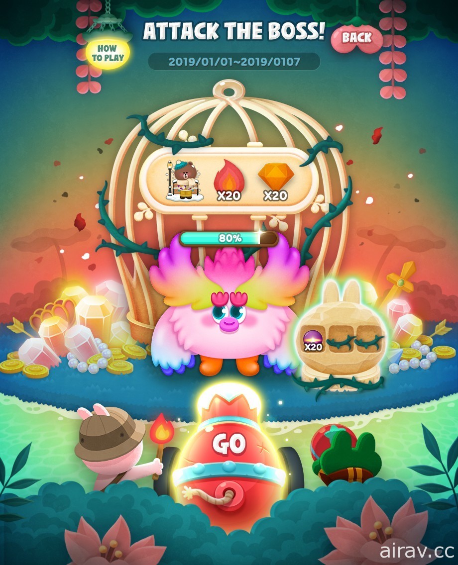 《LINE Bubble 2》與 LINE FRIENDS minini 合作登場