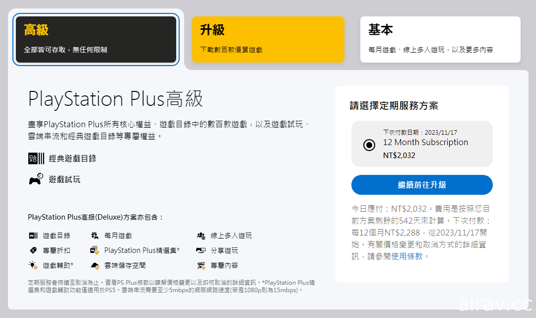 SIE 紧急调整新 PlayStation Plus 服务升级费用计算基准 现已无需补齐既有会籍折扣差额