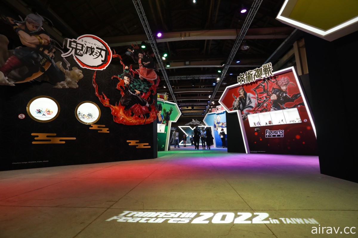 「TAMASHII Features 2022 in TAIWAN 萬代收藏玩具年度大展」今日正式開展