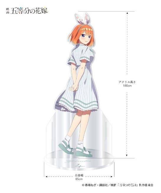 《劇場版 五等分的新娘》推出等身大壓克力立牌定價 18 萬日圓